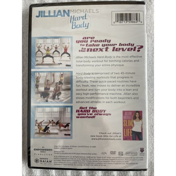 Jillian Michaels Hard Body (DVD, 2013) - Picture 2 of 2